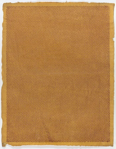 Sheet with an overall honeycomb pattern by anonymous, print, 1775-1875