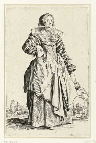 La Noblesse de Lorraine (De adel van Lotharingen) by Jacques Callot, print, 1620-1623