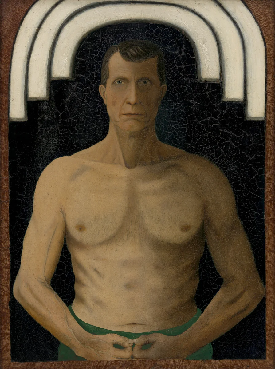 Self-Portrait by John Kane, painting, 1929