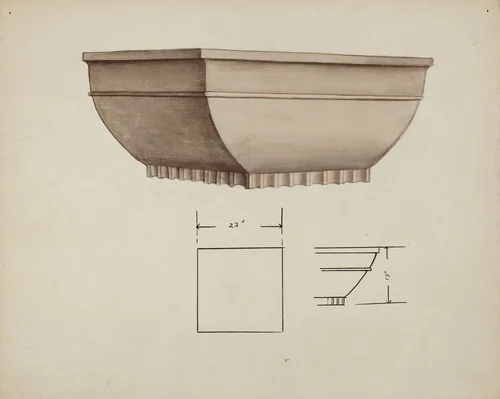 Urn Design by Charles Goodwin, index of american design, 1940