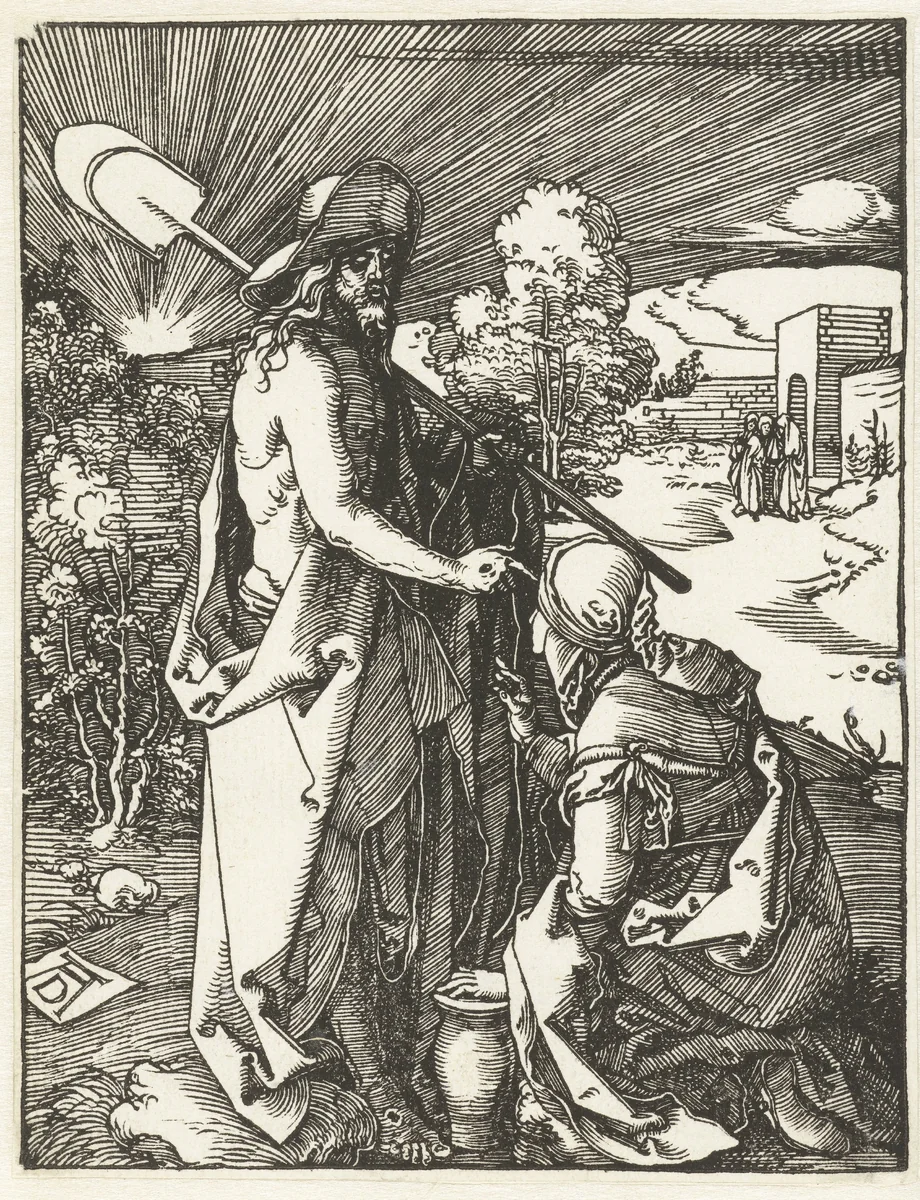 Christus verschijnt aan Maria Magdalena by Unknown, print, 1510