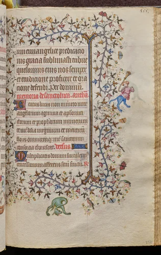 Hours of Charles the Noble, King of Navarre (1361-1425): fol. 272r, Text by Master of the Brussels Initials and Associates, book, 1400-1410