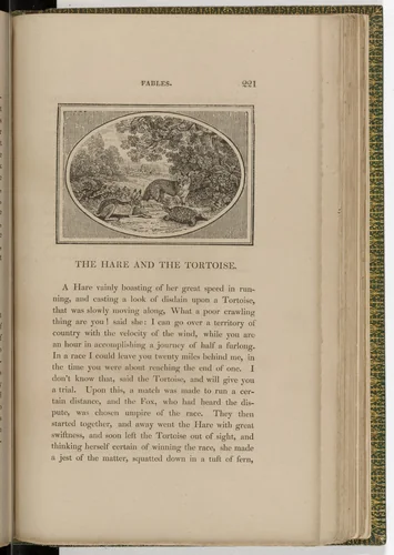 Headpiece (page 221) from The Fables of Aesop by Thomas Bewick, illustrated book, 1818