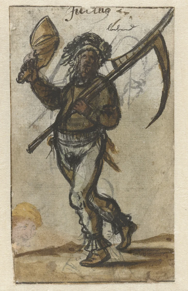 Juli by anonymous, drawing, 1600-1699