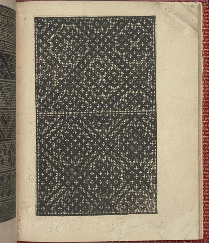 Ce est ung tractat de la noble art de leguille ascavoir ouvraiges de spaigne... page 19 (recto) by Willem Vosterman, book, 1527-1540