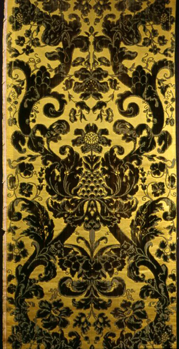 Panel by France or Germany, textile, 1701-1750