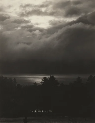 Lake George by Alfred Stieglitz, photograph, 1922