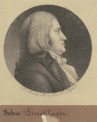 John Lincklaen by Charles B. J. Févret de Saint-Mémin, print, 1796-1797
