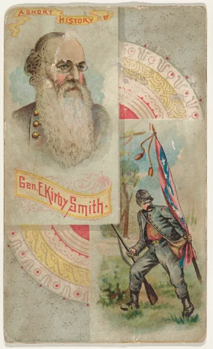 A Short History of General E. Kirby Smith, from the Histories of Generals series (N114) issued by W. Duke, Sons & Co. to promote Honest Long Cut Smoking and Chewing Tobacco by W. Duke, Sons & Co., print, 1888