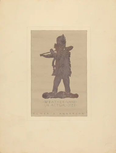Weather Vane by Elmer G. Anderson, index of american design, 1936