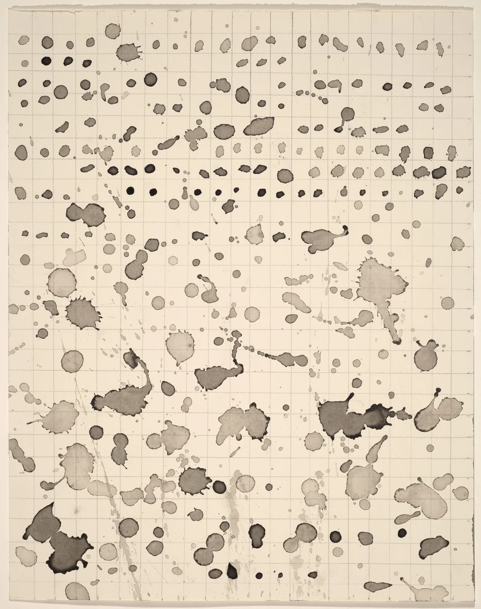 untitled by Pat Steir, drawing, 2001