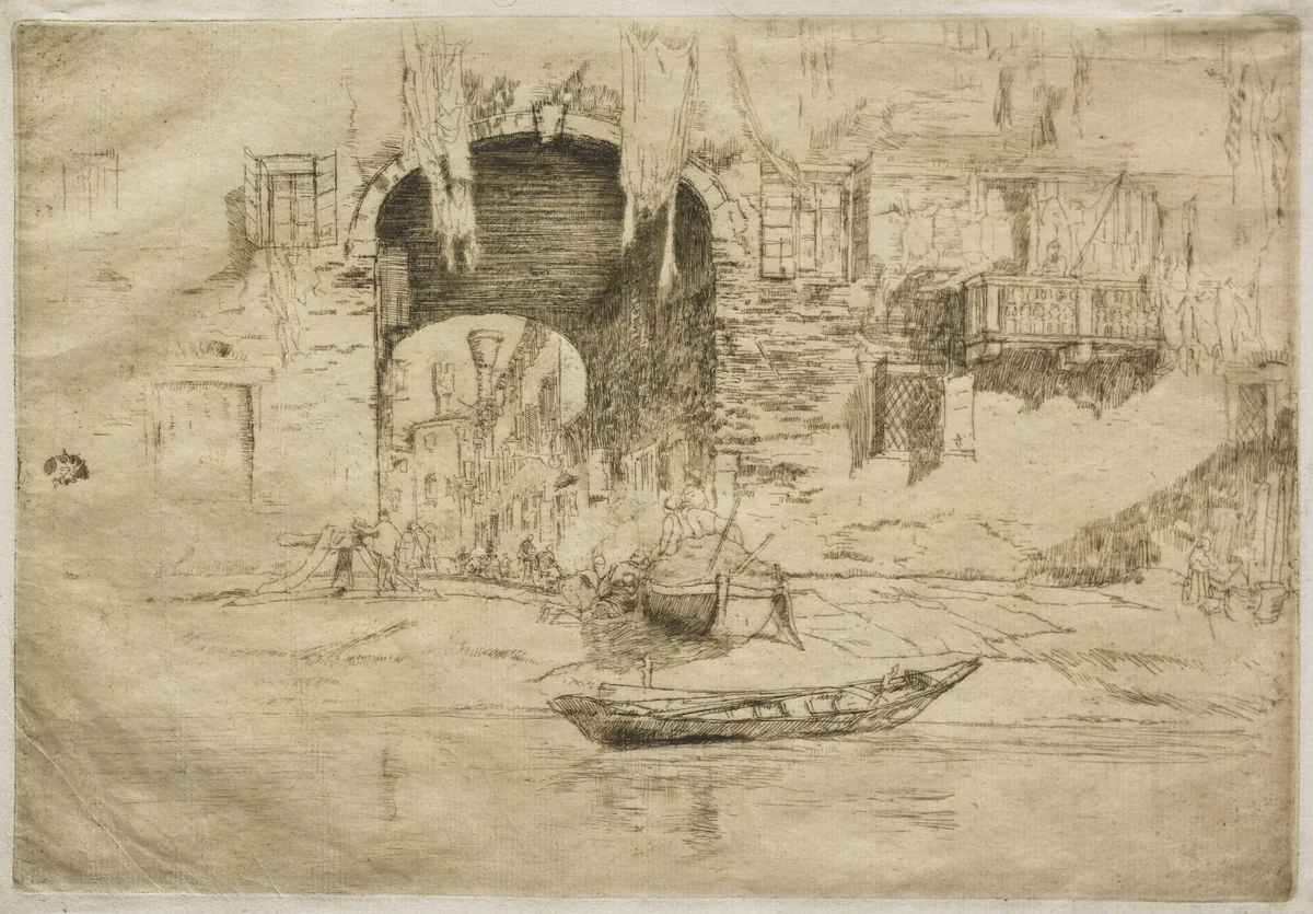 San Biagio by James McNeill Whistler, print, 1880
