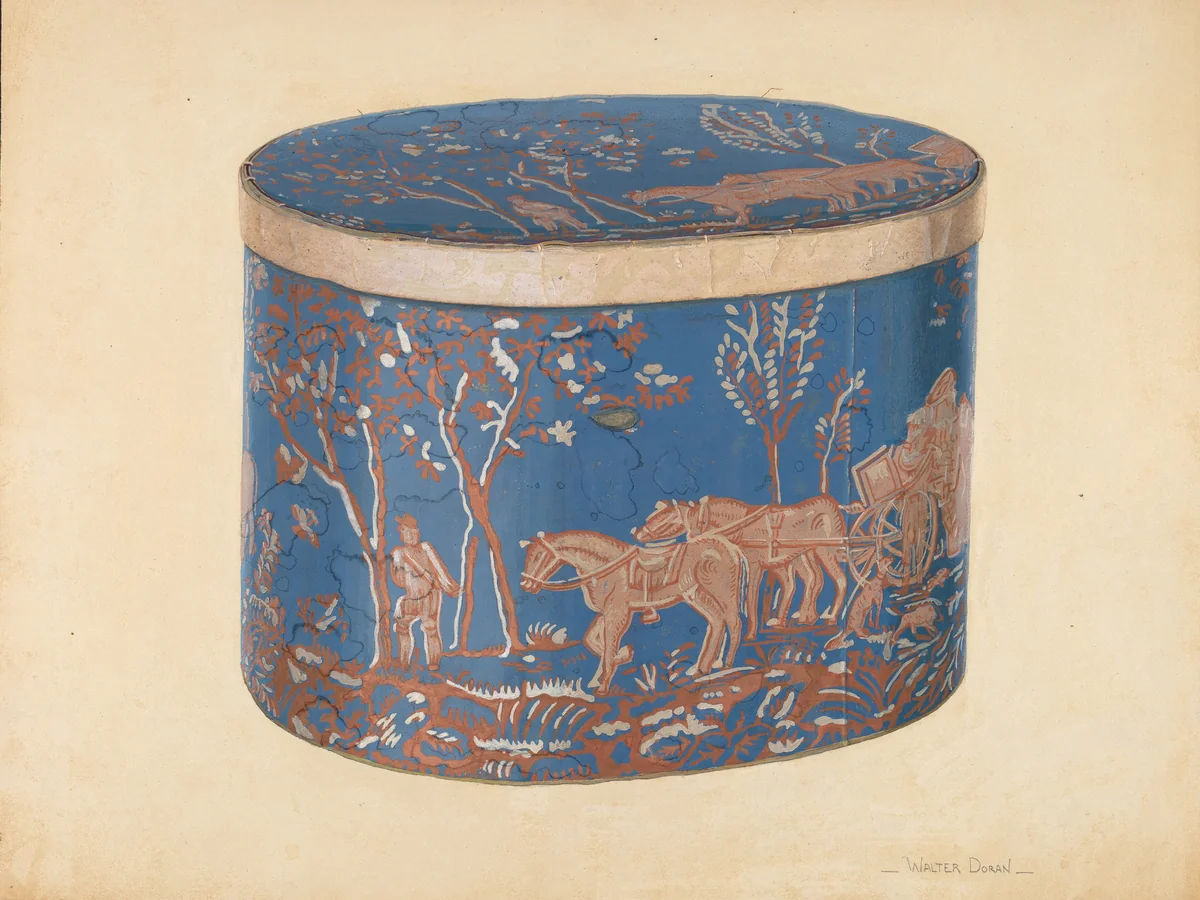 Bandbox by Walter Doran, index of american design, 1939