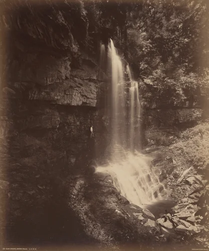 Glen Onoko, Onoko Falls by William H. Rau, photograph, 1890-1900
