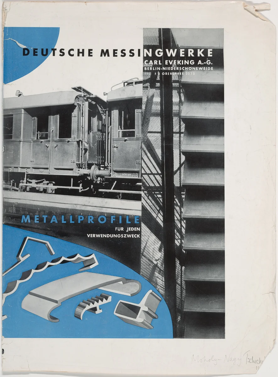 Deutsche Messingwerke, Metallprofile für jeden Verwendungszweck by László Moholy-Nagy, design