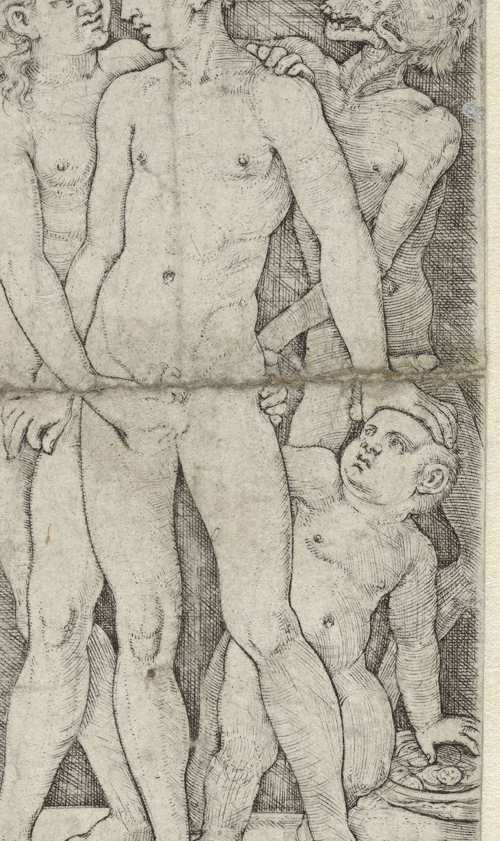 Dood en wellustig paar by Unknown, print, 1529