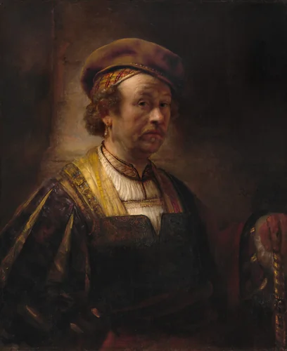 Portrait of Rembrandt by Rembrandt van Rijn, painting, 1650