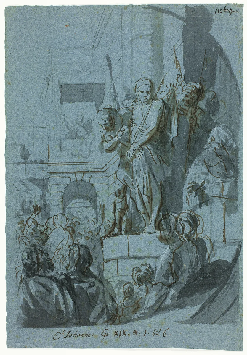 Ecce Homo by Unknown Artist, drawing, 1700-1799