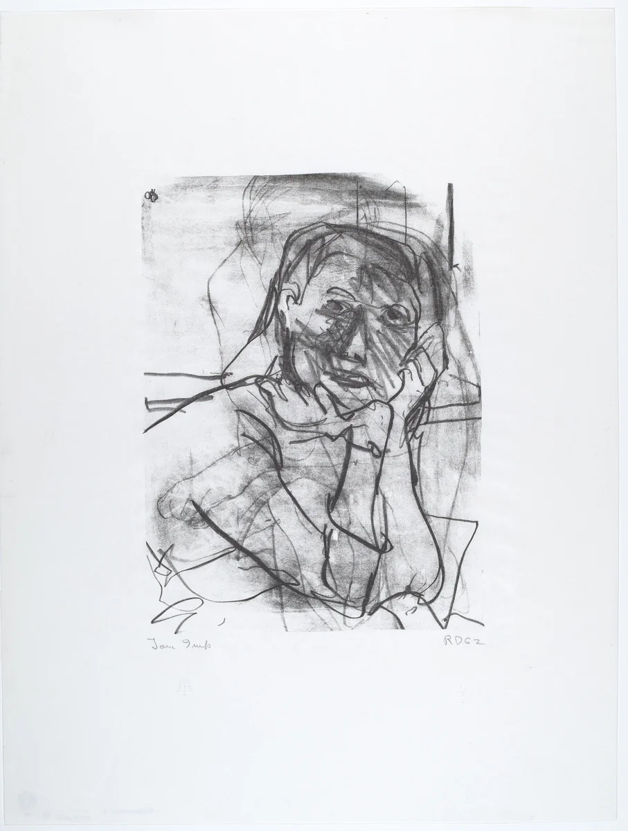 M.W. by Richard Diebenkorn, print, 1962