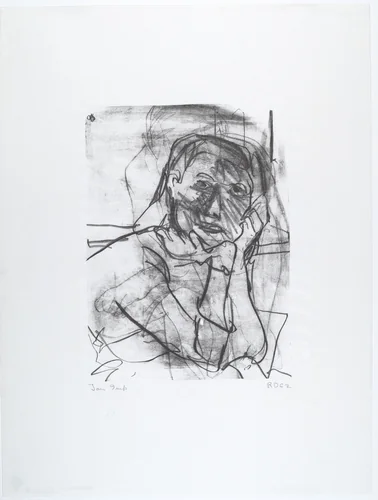 M.W. by Richard Diebenkorn, print, 1962