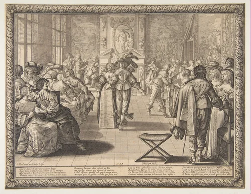 The Ball by Abraham Bosse, print, 1629-1640