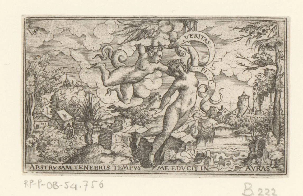 Waarheid en Laster by Unknown, print, 1524-1562