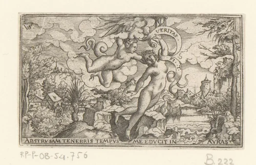 Waarheid en Laster by Unknown, print, 1524-1562