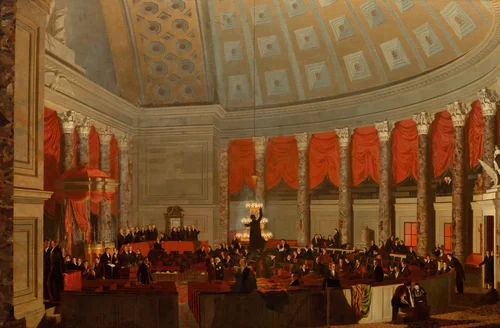 The House of Representatives by Samuel Morse, painting, 1822