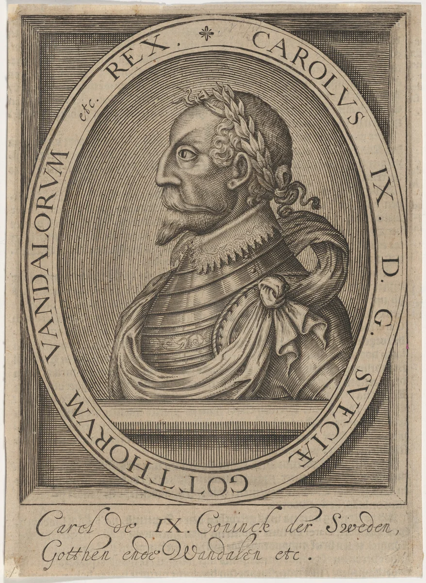 Charles IX, King of Sweden by Unknown 19th Century, print, 1800-1899