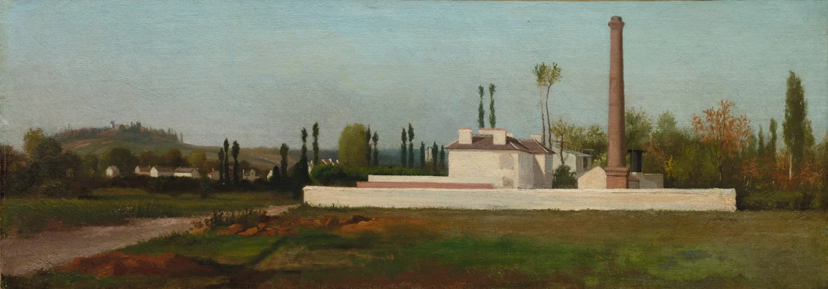 Industrial Plant by Antoine Chintreuil, painting, 1865-1870