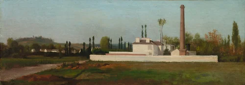 Industrial Plant by Antoine Chintreuil, painting, 1865-1870