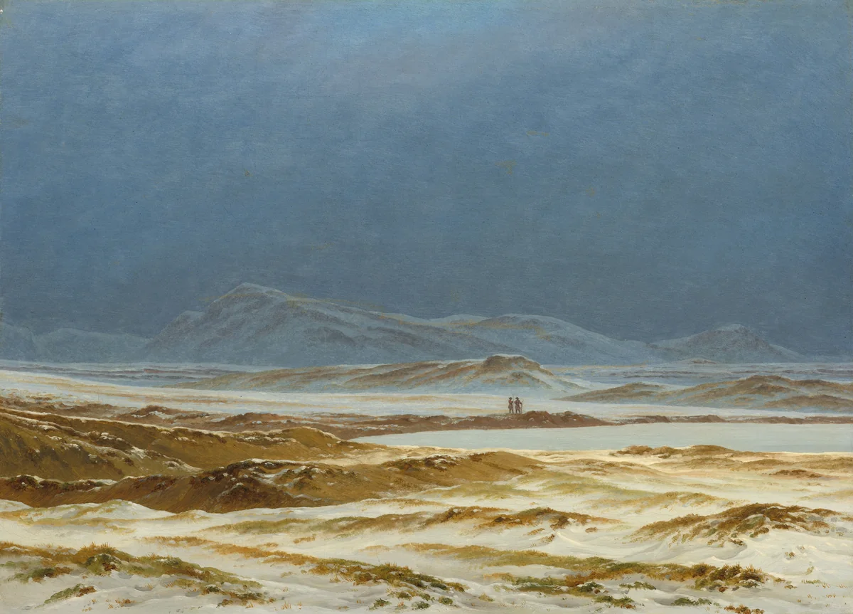 Northern Landscape, Spring by Caspar David Friedrich, painting, 1825