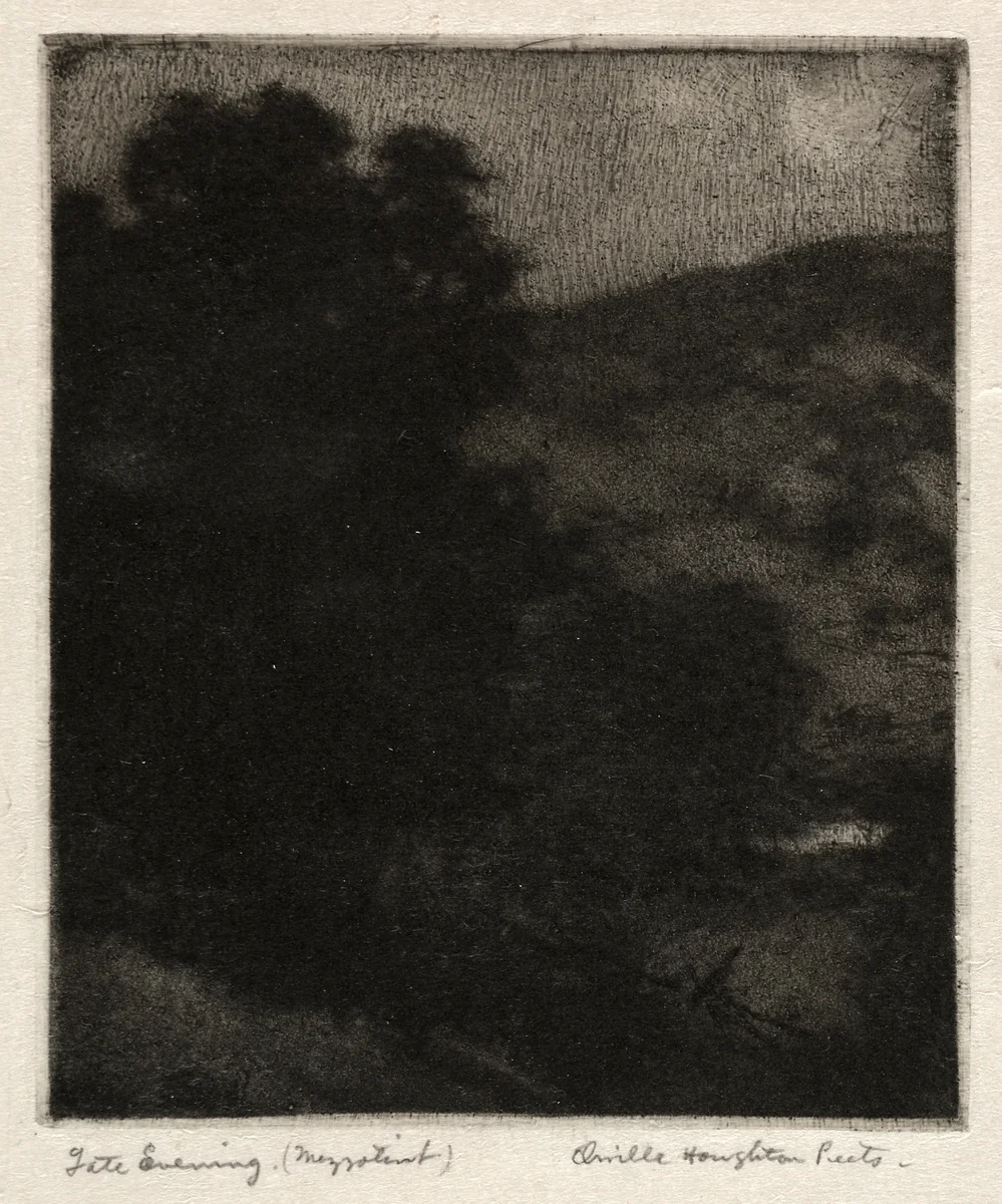 Late Evening by Orville Houghton Peets, print