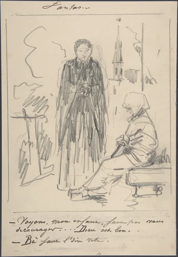 Caricature by anonymous, drawing, 1800-1899