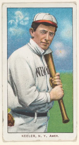 Keeler, New York, American League, from the White Border series (T206) for the American Tobacco Company by American Tobacco Company, print, 1909-1911