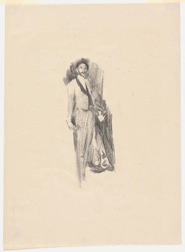 Count Robert de Montesquiou by Beatrix Godwin Whistler, print, 1894