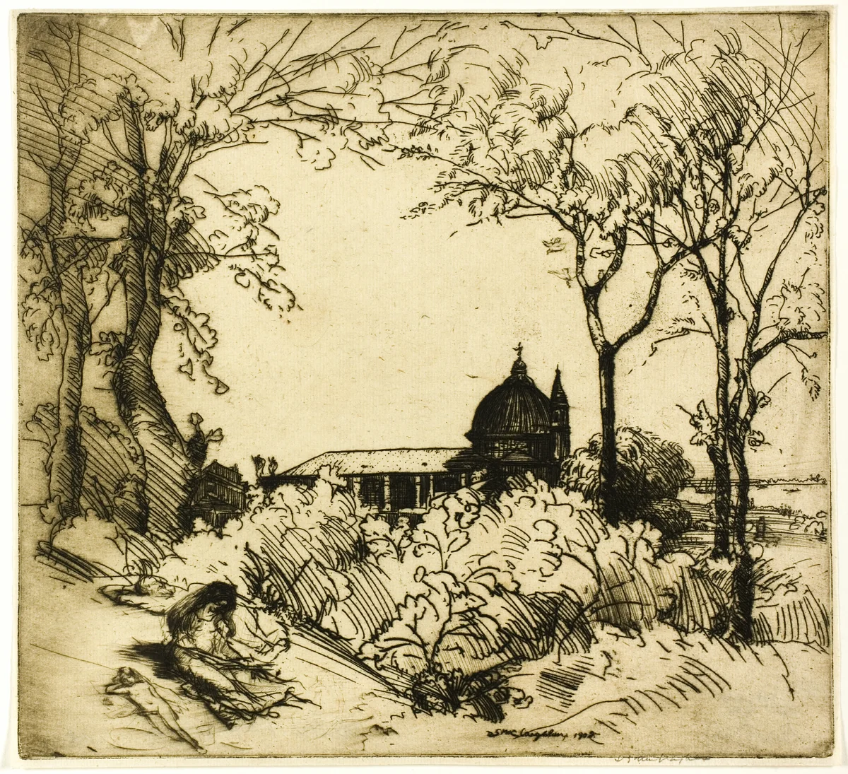 Idillio, Venice by Donald Shaw MacLaughlan, print, 1908