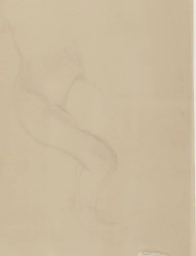 Lichte schets van een vrouwelijk naakt by Théophile Alexandre Steinlen, drawing, 1906