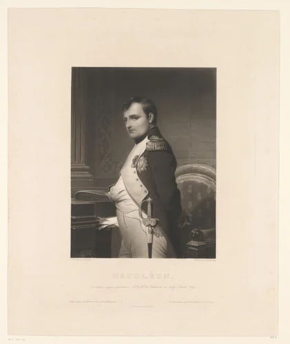 Portret van Napoleon Bonaparte by anonymous, print, 1841