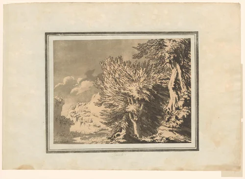 Beech by John Robert Cozens, print, 1789