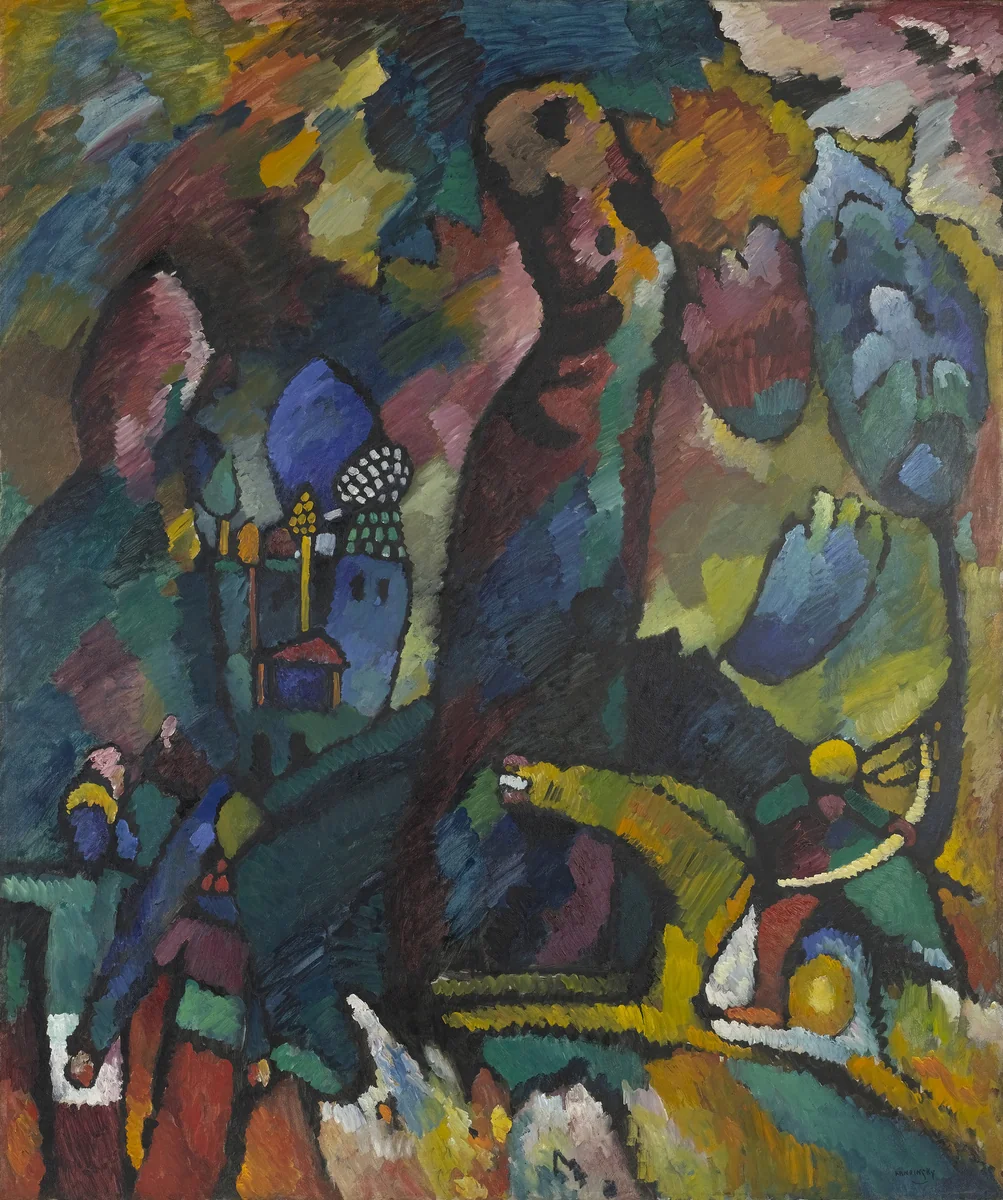 Picture with an Archer by Wassily Kandinsky, painting, 1909