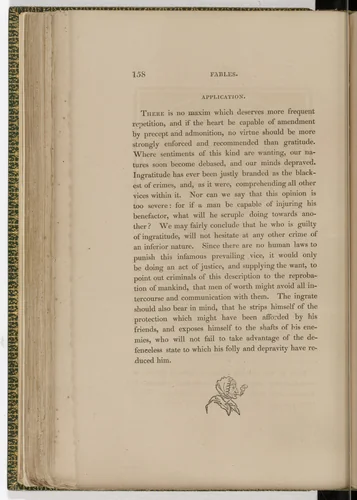 Tailpiece (page 158) from The Fables of Aesop by Thomas Bewick, illustrated book, 1818