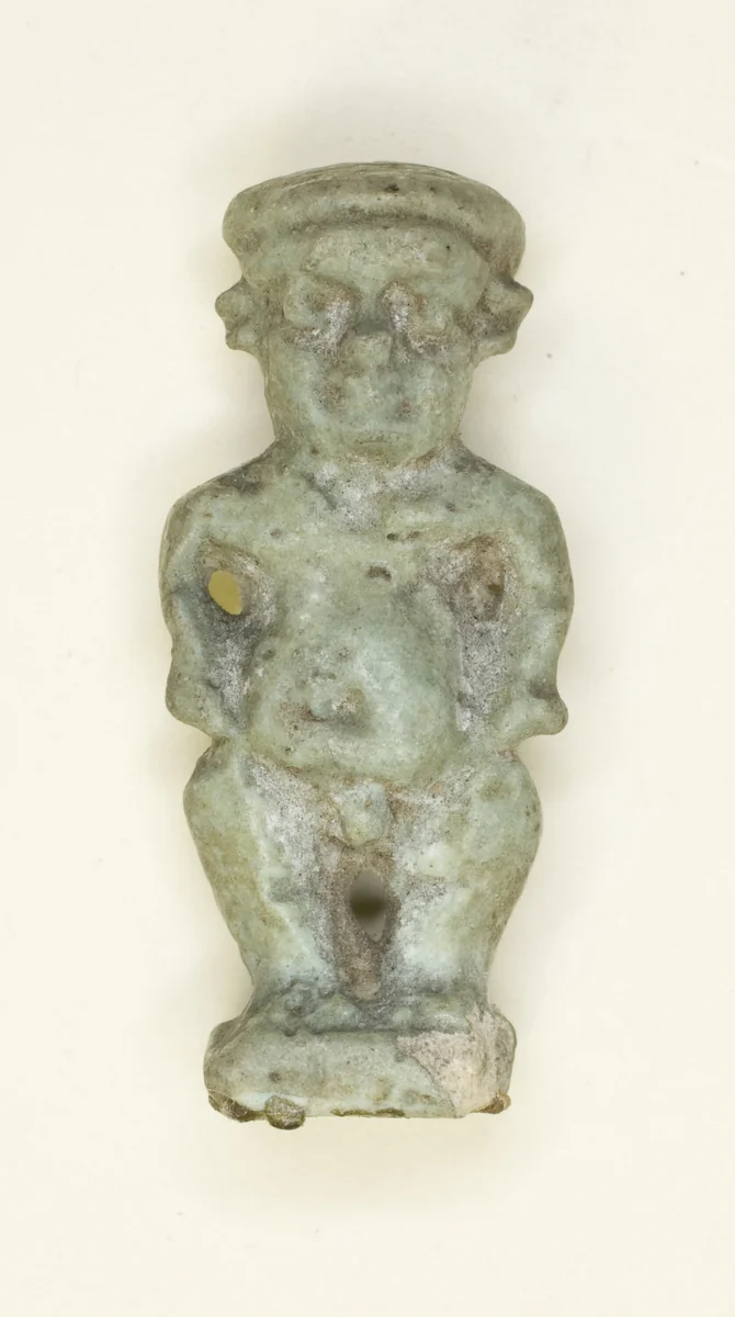 Amulet of Pataikos by Egyptian, metalwork, -664--332