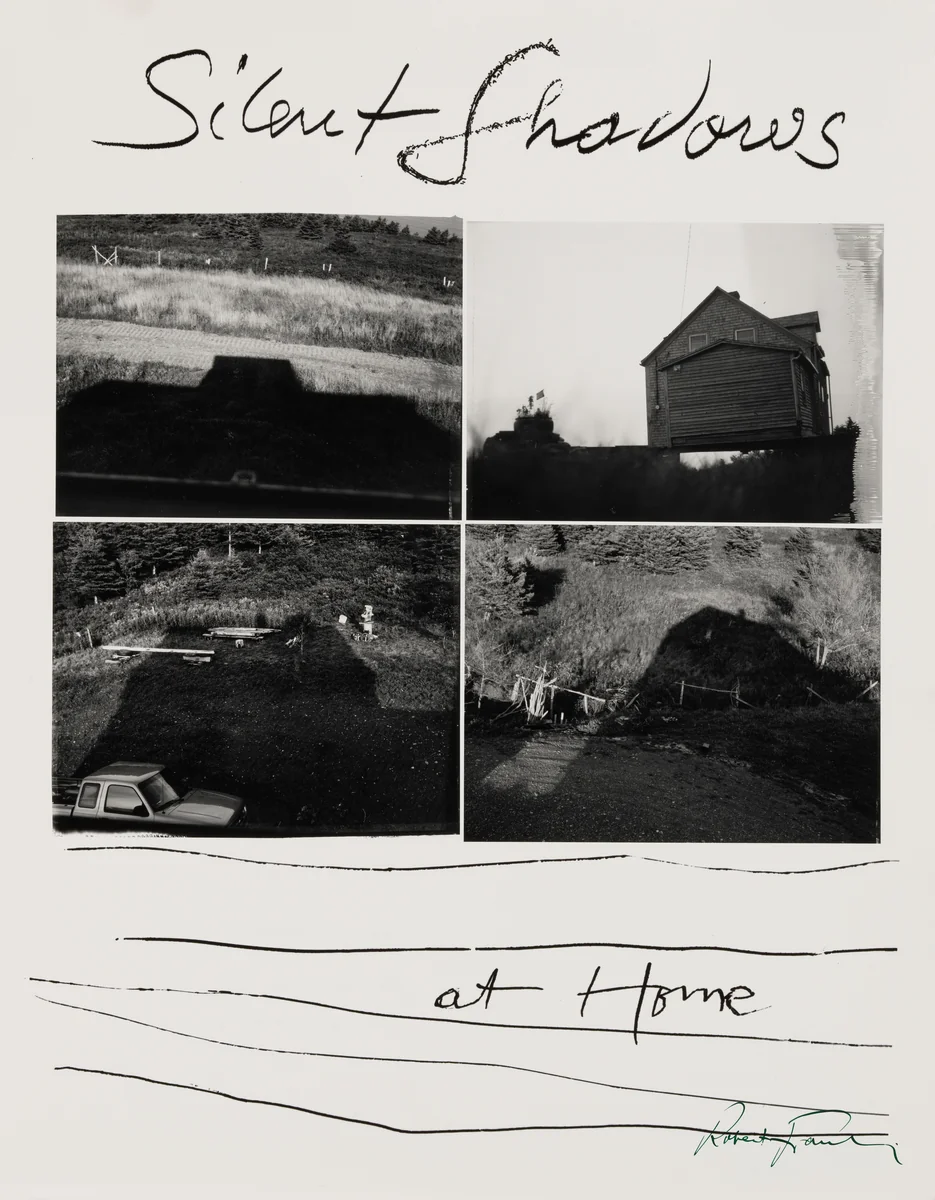 Silent Shadows at Home by Robert Frank, photograph, 1996