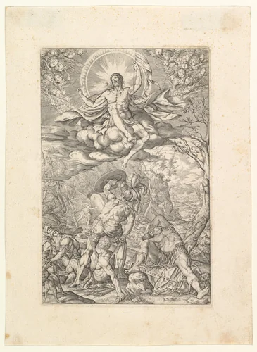 The Resurrection by Melchior Meier, print, 1577