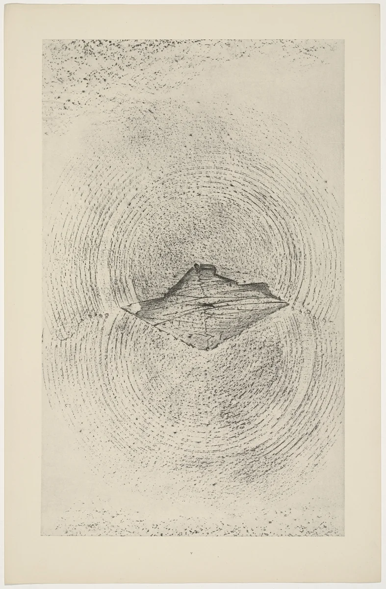 Earthquake (Le Tremblement de terre) from Natural History (Histoire naturelle) by Max Ernst, print, 1925
