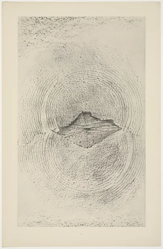 Earthquake (Le Tremblement de terre) from Natural History (Histoire naturelle) by Max Ernst, print, 1925