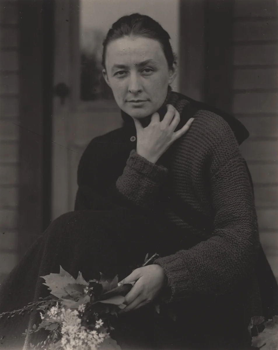 Georgia O'Keeffe by Alfred Stieglitz, photograph, 1918