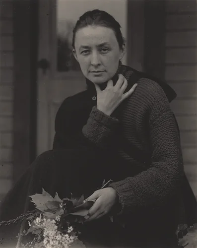 Georgia O'Keeffe by Alfred Stieglitz, photograph, 1918