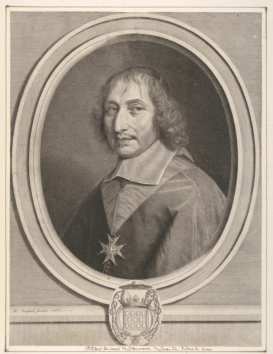 Philbert-Emmanuel de Beaumanoir de Lavardin by Robert Nanteuil, print, 1666